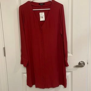 Madewell dress never worn! So cute and amazing button details